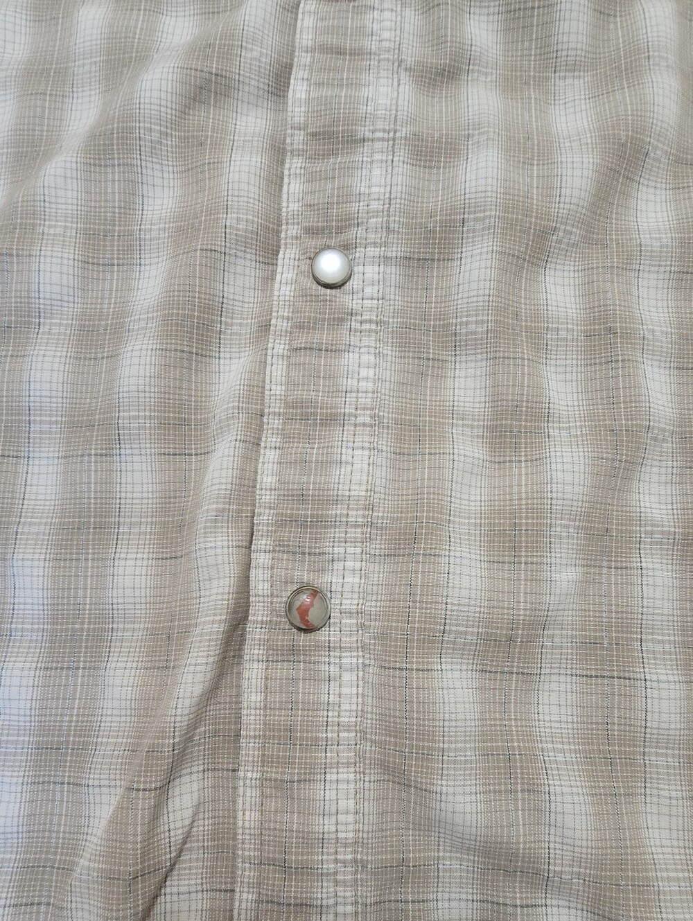 Simms Men's Big Sky Long Sleeve Shirt Tan Plaid XXL Fishing Outdoor - Picture 6 of 10